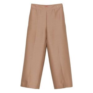 Curiel Brown Trousers - Straight Trousers Women